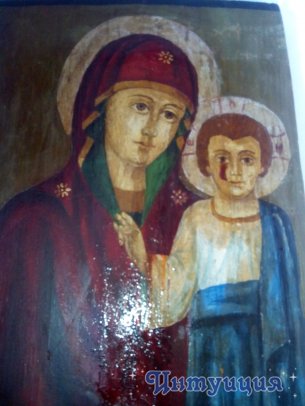 Мироточащая икона "Казанской Богородицы"